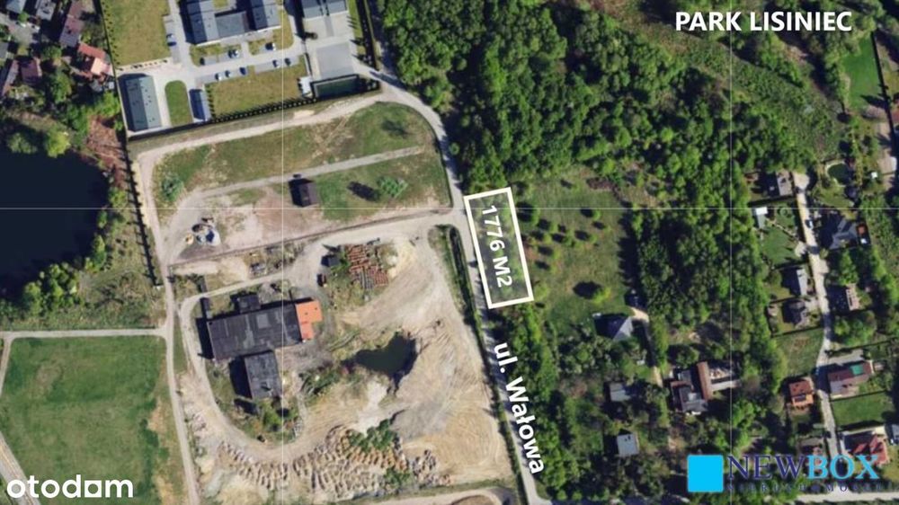 Atrakcyjna cena - działka 1776 m2 Lisiniec, Wałowa