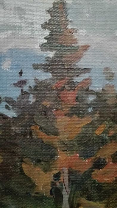 Вид на Говерлу К. Трохименко (1885-1979рр)  холст масло 49см х 34,5см