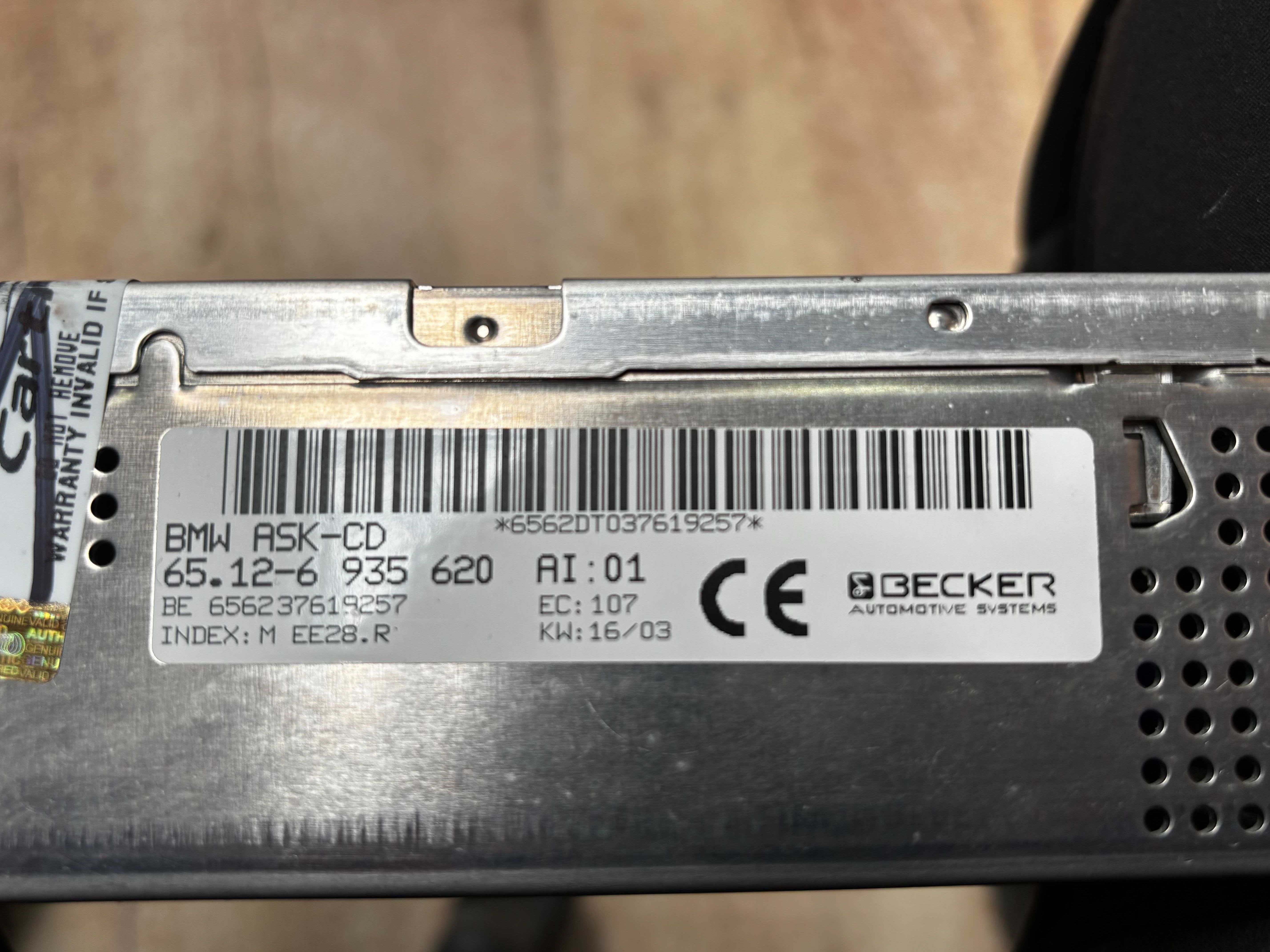 Radio ASK CD Bmw 7 E65
