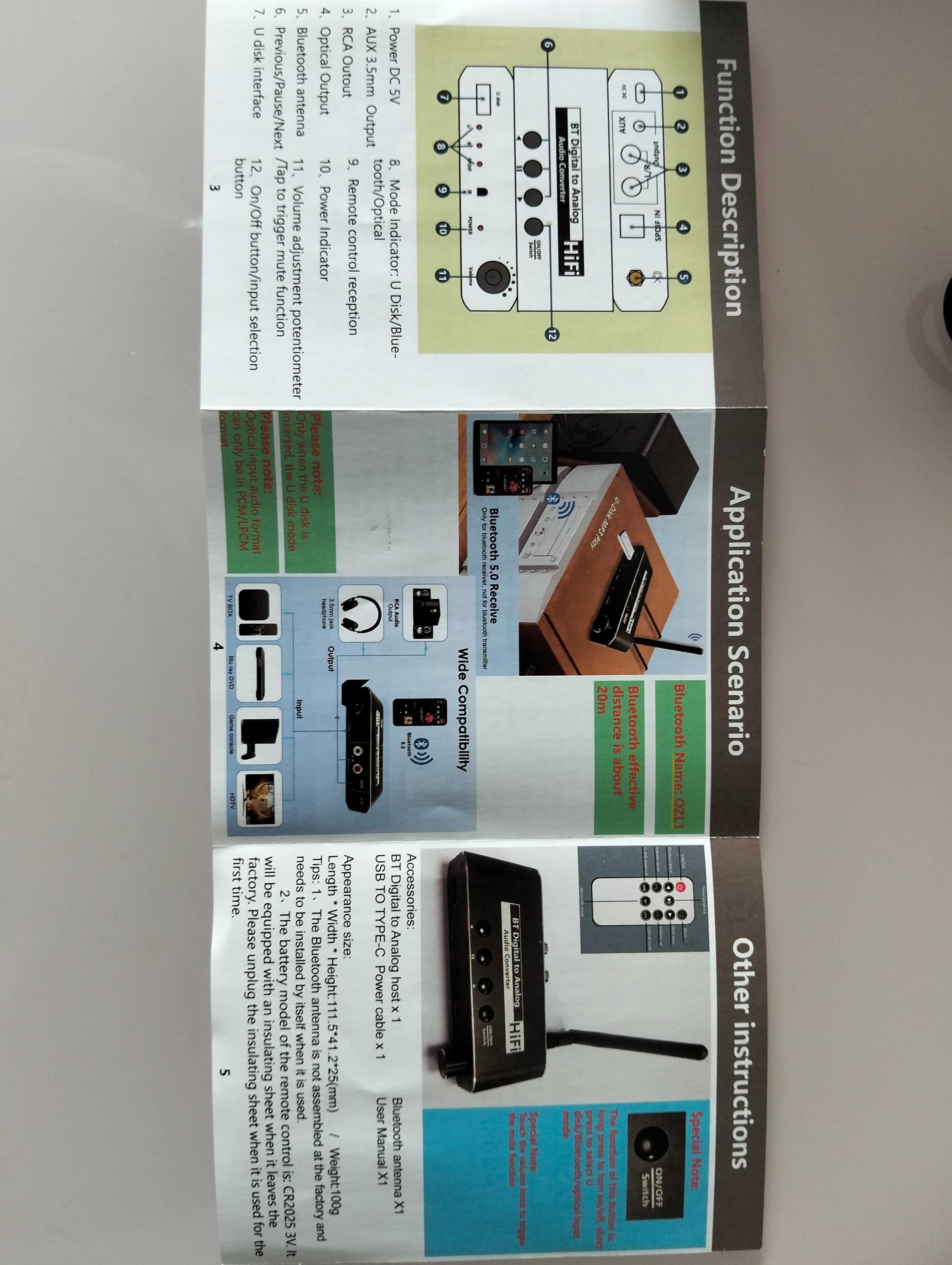 BT Digital to Analog Audio converter HiFi