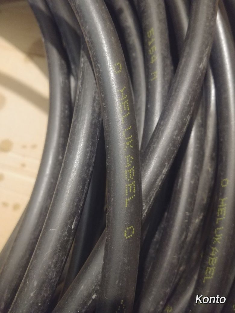 Kabel ziemny 4x2,5mm2(drut) 62m.