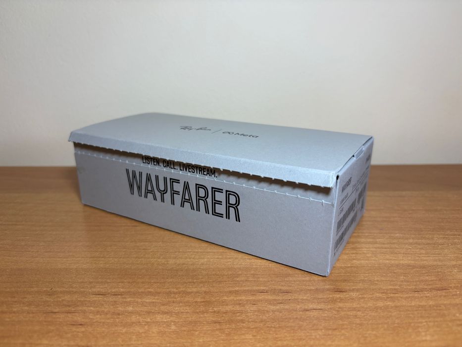 Gen 1 Okulary Ray Ban Meta Wayfarer Matte Black Clear S50