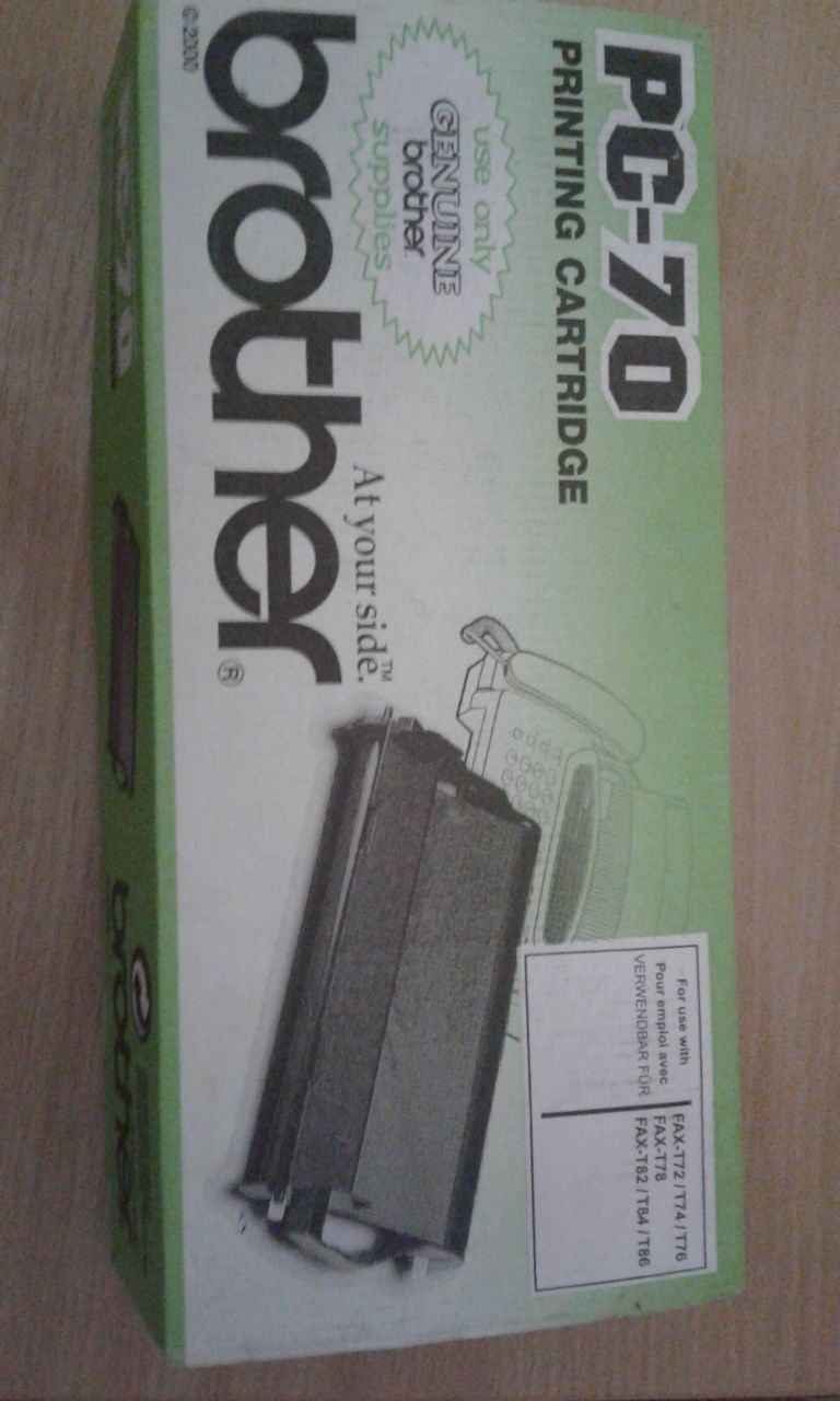 Картридж с термопленкой Brother PC-70, оригинальный, black (черный),