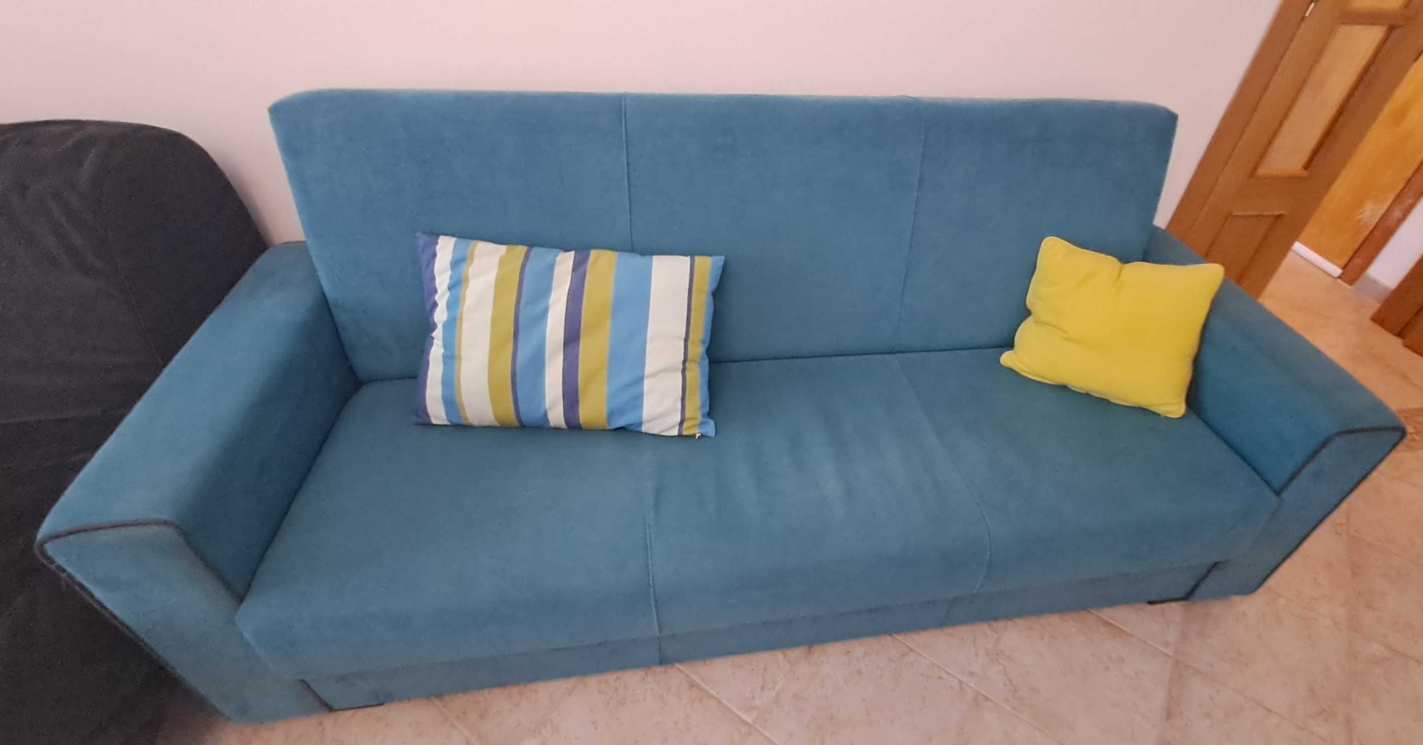 Sofá de tecido 2 lugares (faz cama) NOVO PRECO - 150€