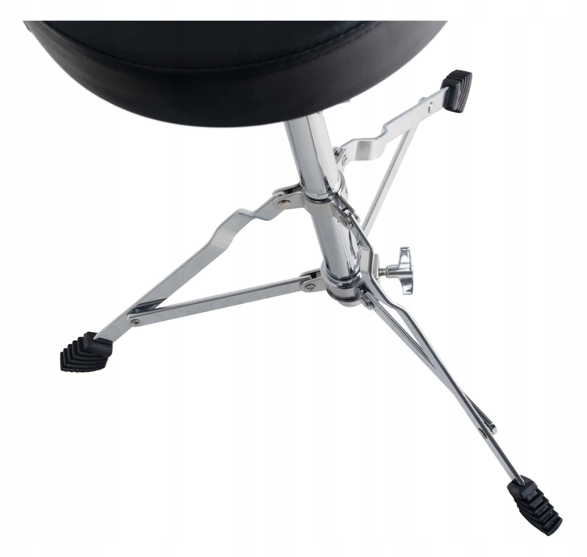 Xdrum Semi Stołek Perkusyjny|Regulacja Wysokości 50-62Cm| Czarny
