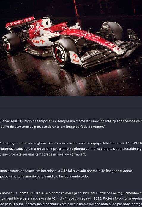 Lego Alfa Romeu F1Team ORLEN