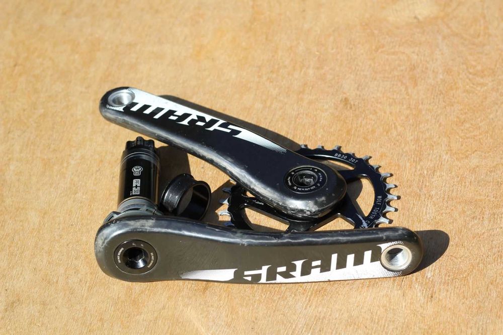 Карбонова Система (Шатуни) SRAM X0 BB30, 170 + Зубчатка Wolf T00TH 30T