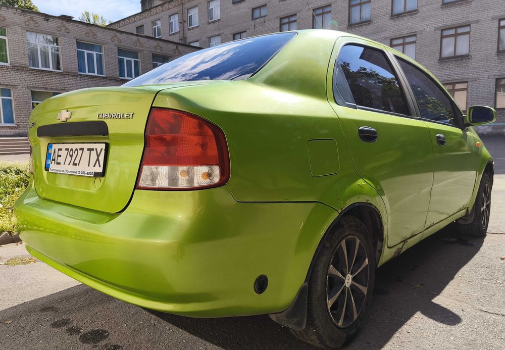 Chevrolet Aveo T200 2005 седан 1.5 бенз + ГБО вписано