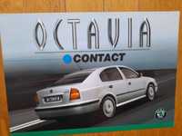 SKODA Octavia seria Contact prospekt polski rok 1999