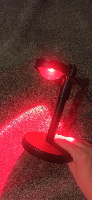 Czarna lampka nastrojowa projektor 4 tryby kolorów wejście USB