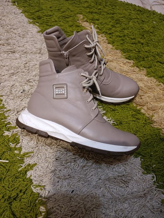 Кросівки, черевики зимові шкіряні