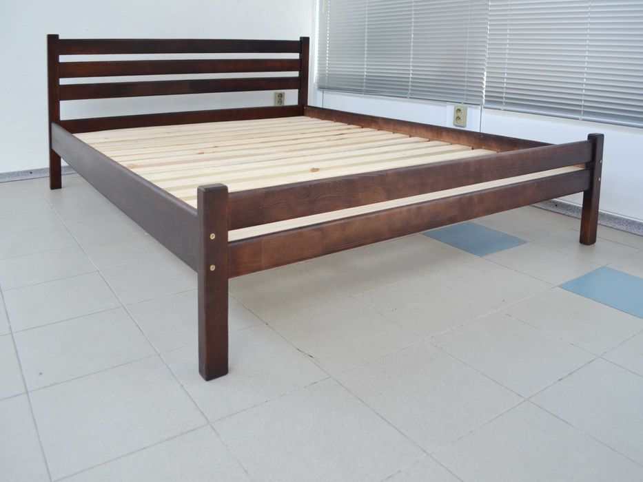 В НАЯВНОСТІ! Сучасне Дерев'яне ліжко матрац Деревянная кровать матрас