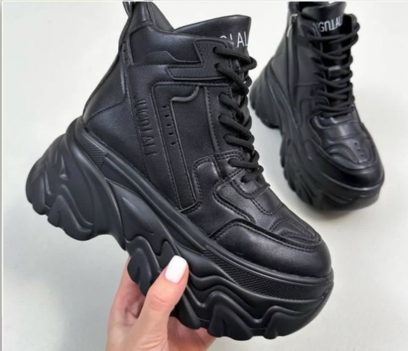 Зима ботінки на 35 36 37 38 на платформі женский кросівки хай