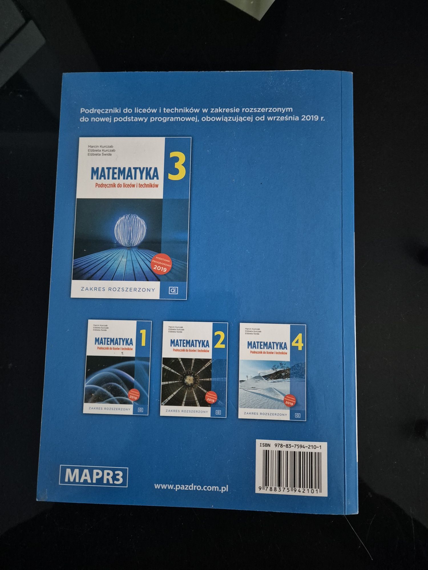 Matematyka podręcznik do liceów i technikum 3
