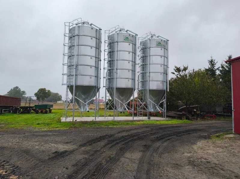 Silos Zbożowy Paszowy Silosy 3/5/6/8/9/12/15/18/20/25/30/35/40 t Nowe