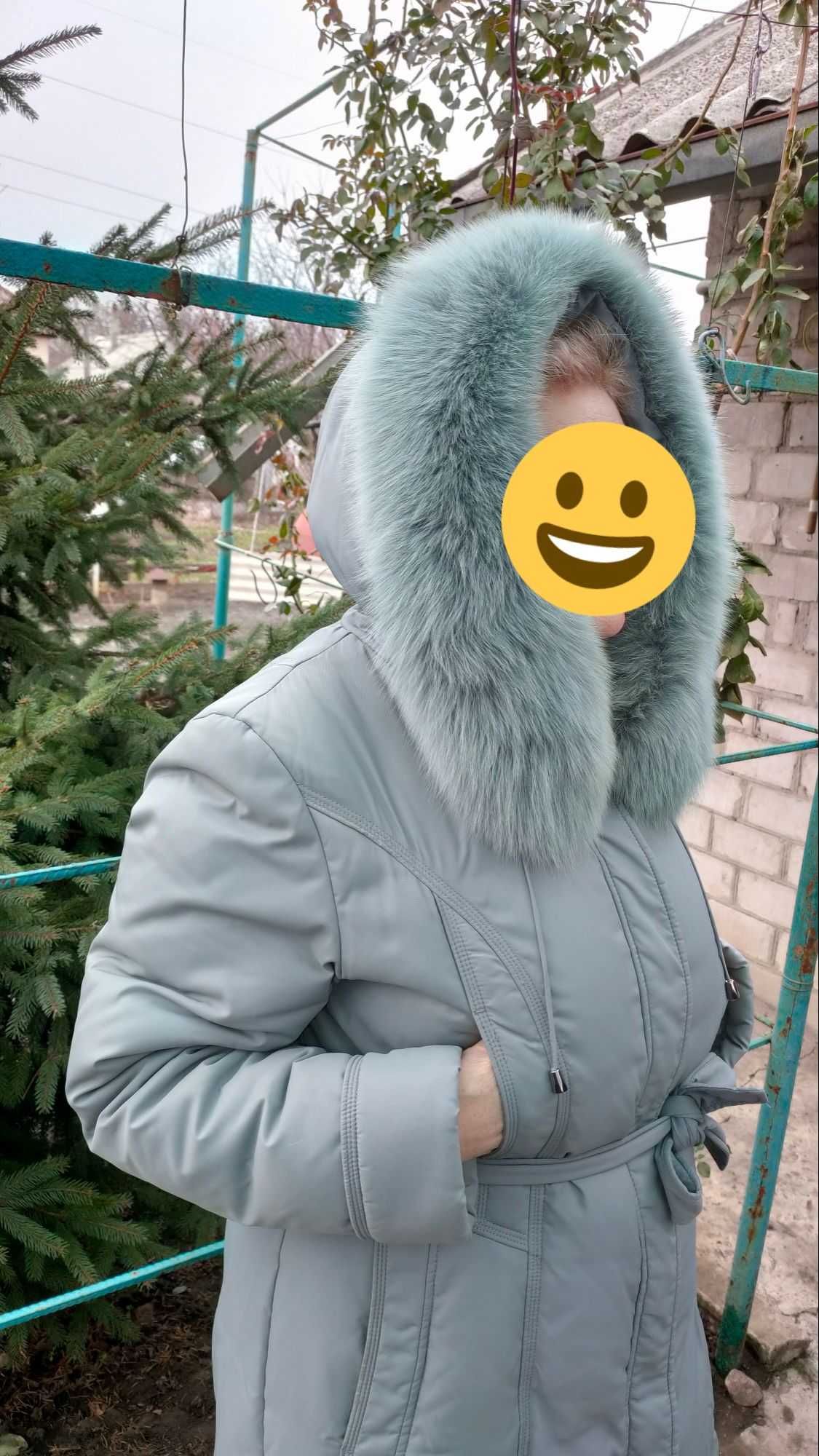 Пальто пуховик 54 DESENTLY 70%пух.30%перо