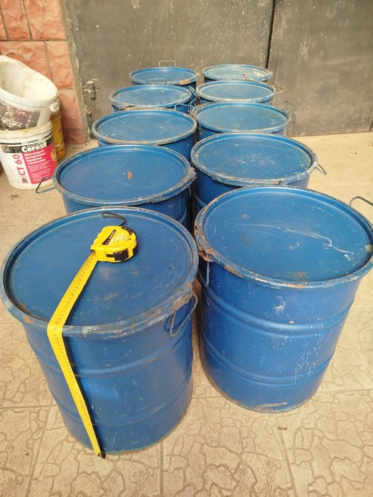 Бочки Бідони металеві 50л.