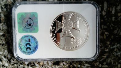 20 złotych 2008 r, 90 rocznica odzyskania niepodległości