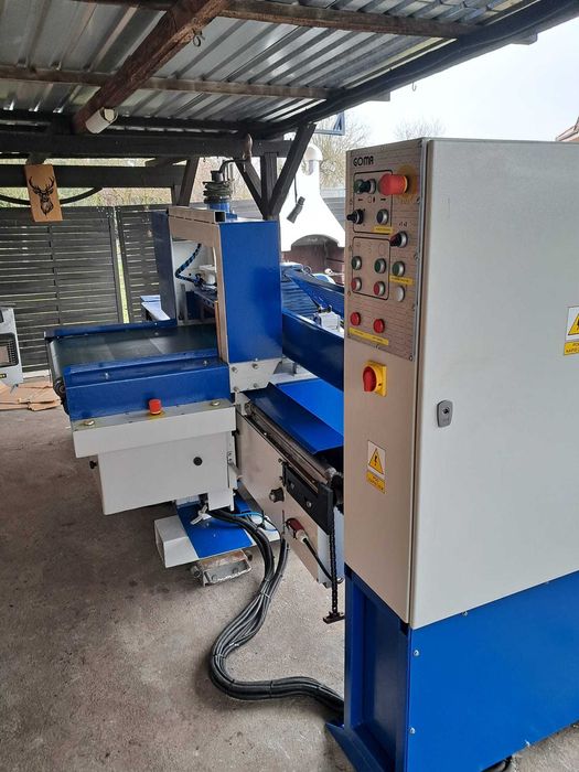 Linia do łączenia drewna GOMA KZ6 + prasa 6m, mikrowczepy