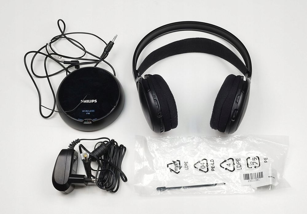 Słuchawki Bezprzewodowe Nauszne Philips Shc5200 Komplet Sprawne