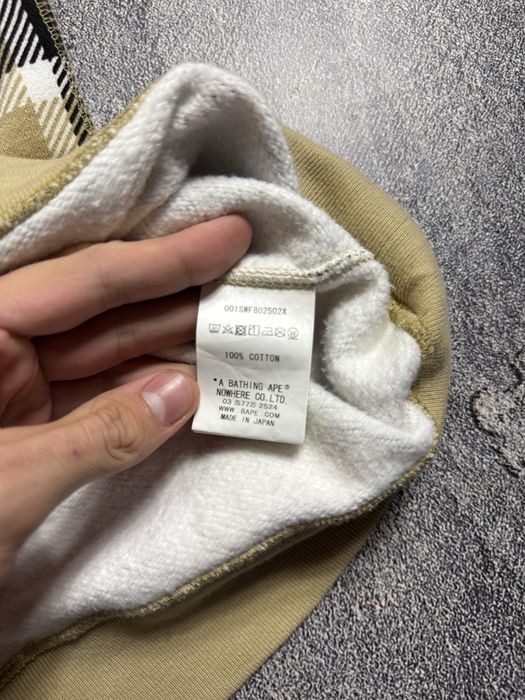 bape check crewneck legit бейп оригінал