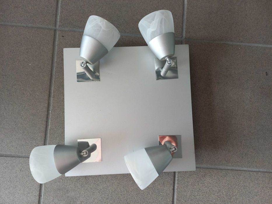 Plafon  lampa sufitowa LED stal kolor: szary