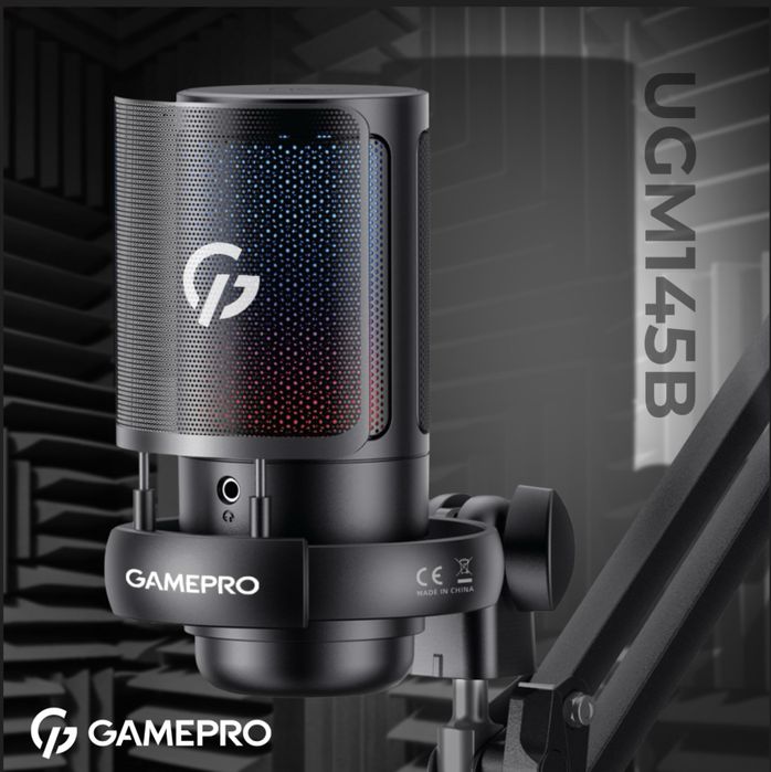 ‼️ Микрофон Game Pro UGM 145B новый! Полный комплект !