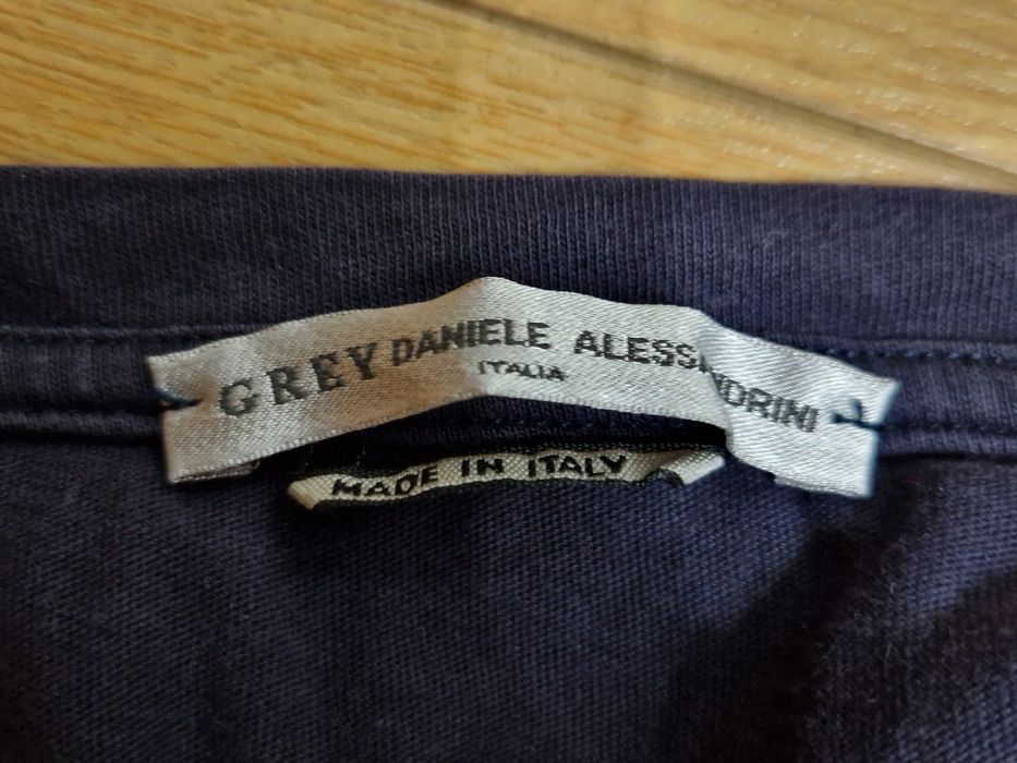 T-shirt Azul Marinho da Daniele Alessandrini (Homem, Tamanho L)