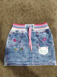 Джинсова спідниця для дівчинки джинсовая юбка
