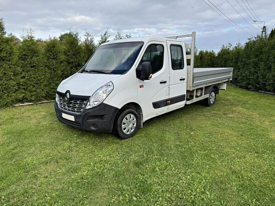 Renault Master  2,3 DCI 110KM Doka 7 osób Klima Skrzynia Paka 3,5m