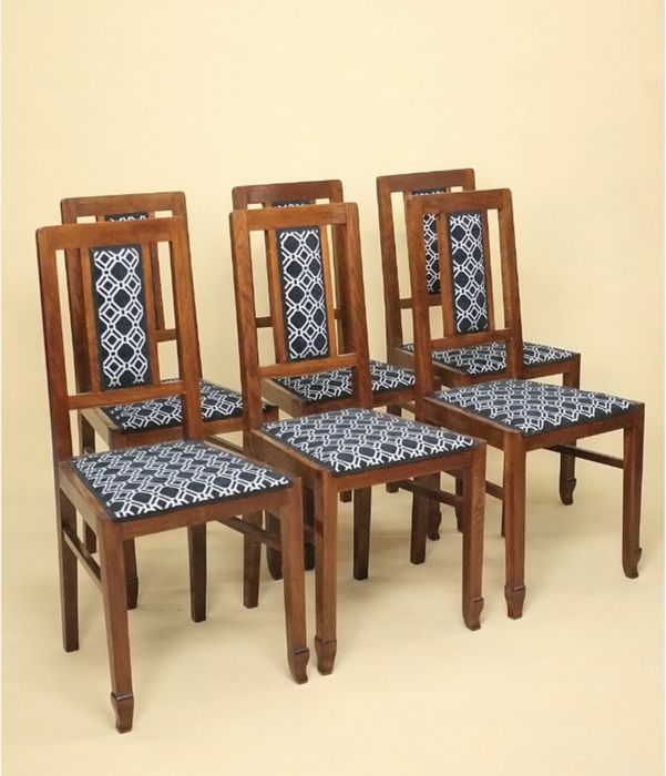 SECESJA krzesła dębowe, Art deco, renowacja, vintage, antyk, retro