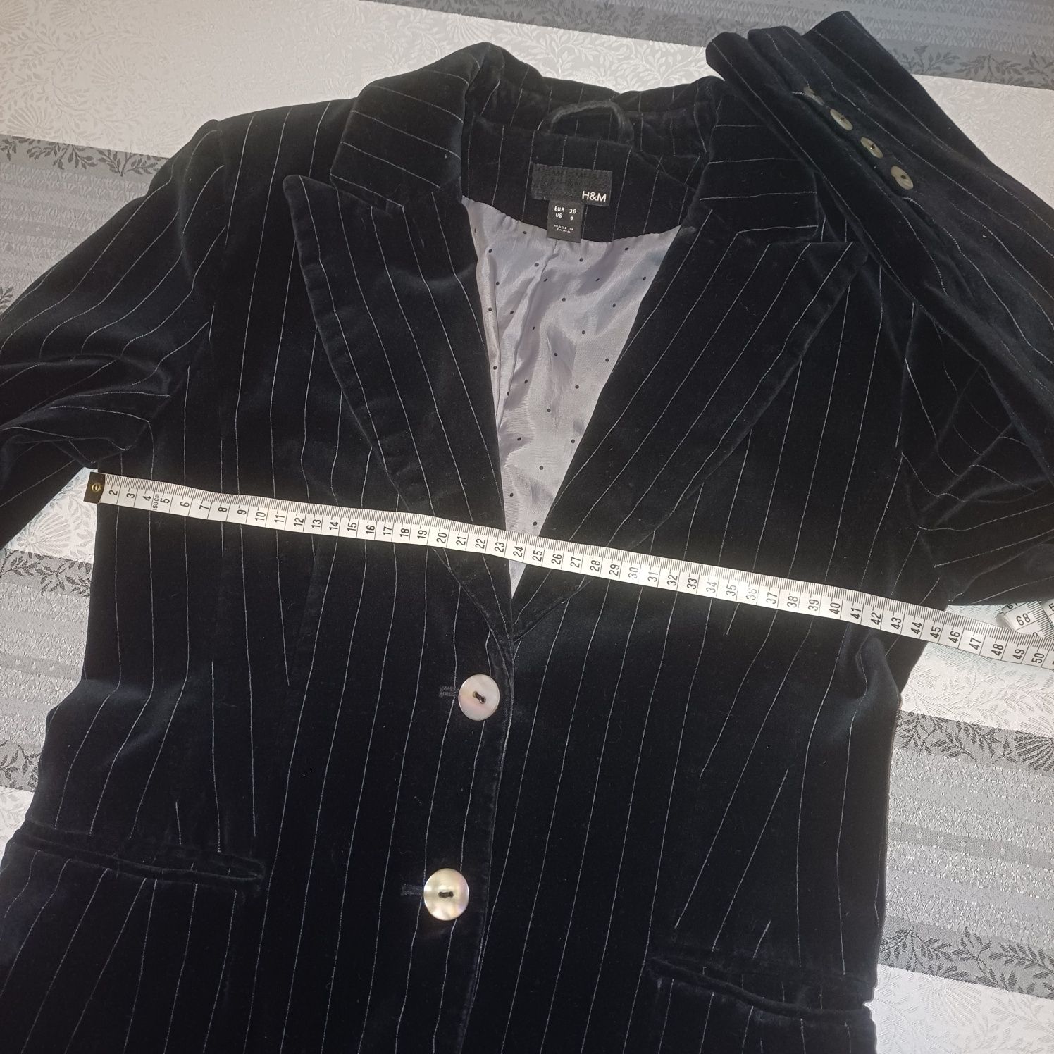 H&M marynarka z aksamitu
