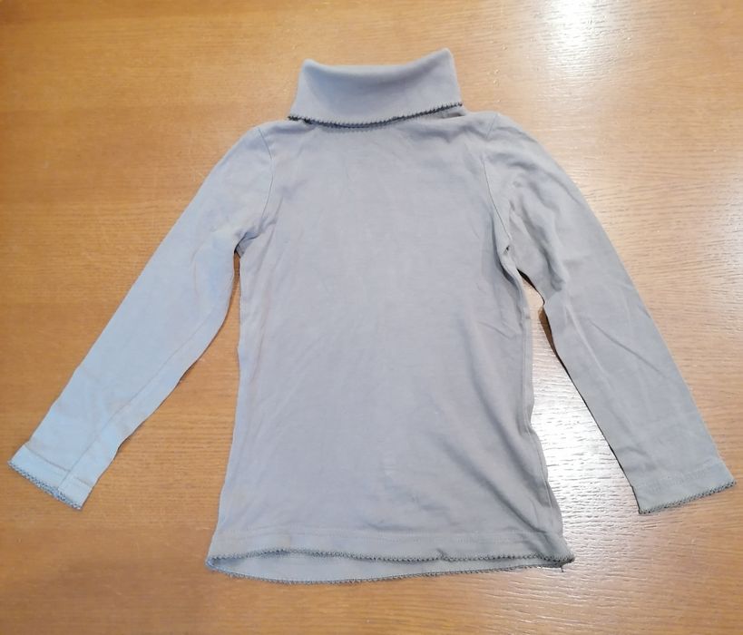 Golfik brązowy na długi rękaw roz 104