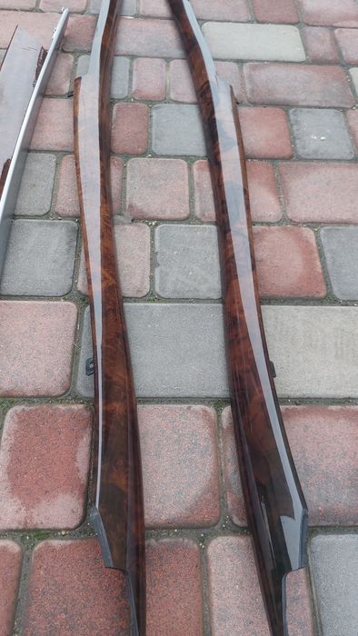 Декор салону BMW X5 E70, дерево хром, вставки салону, салон пластик