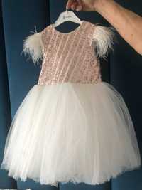 Детское нарядное платье 128 раз. 8-9-10 лет Дитяча святкова сукня