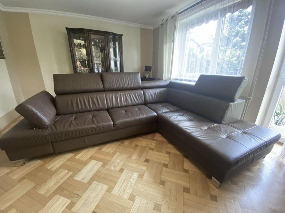 Narożnik z naturalnej skóry