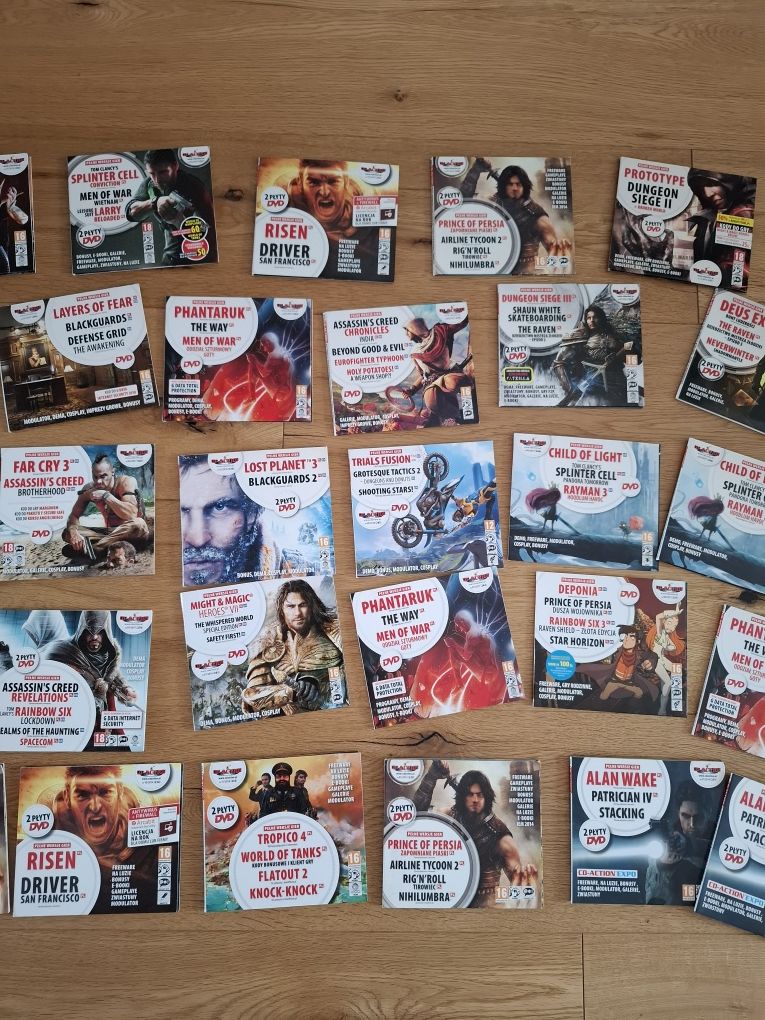 CD gry na PC różne numery z rocznika 2014 na sztuki
