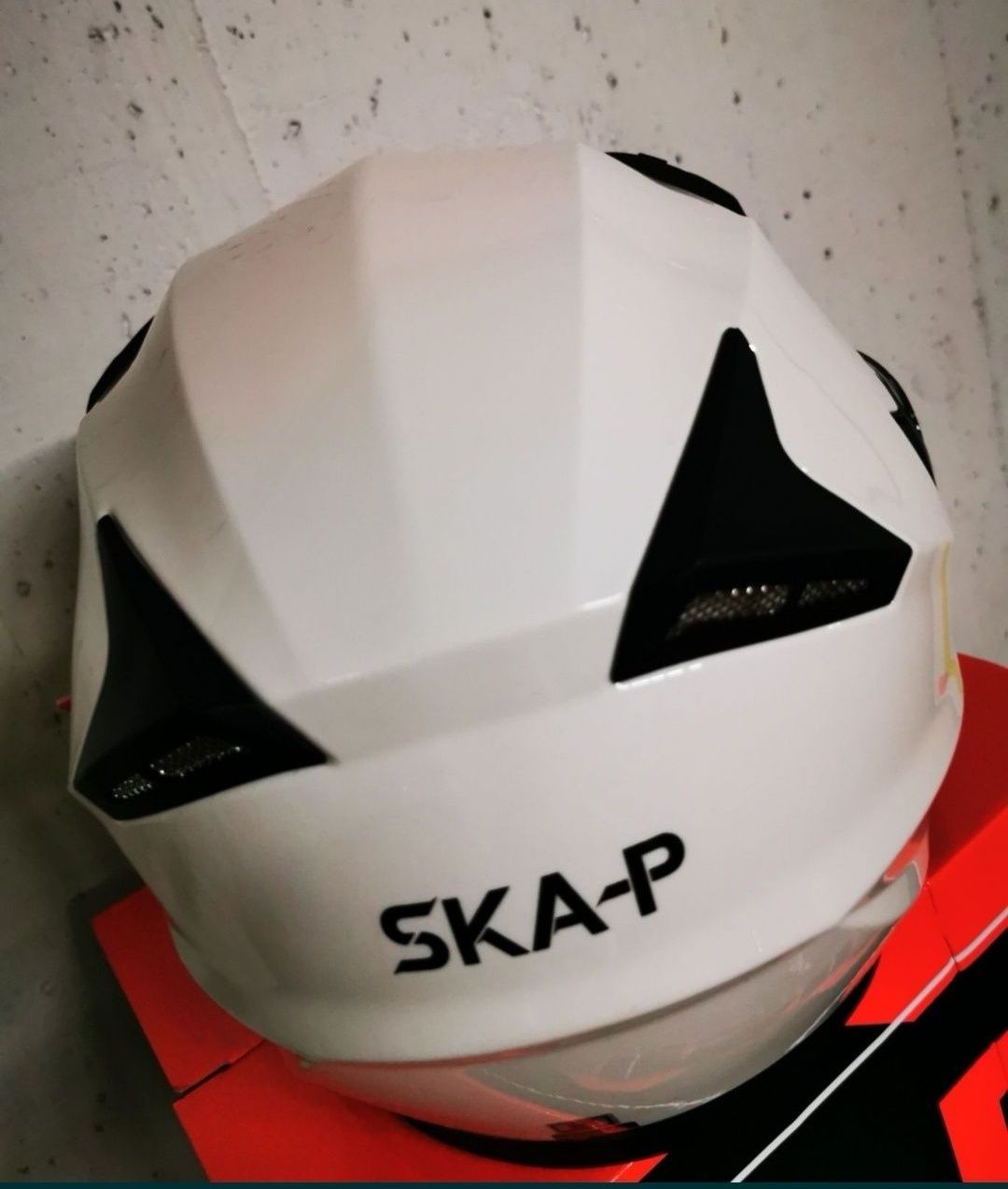 Capacete Aberto Branco C/ Viseira solar ( S )( NOVO )