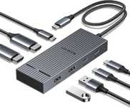 Rirmy UGREEN REVODOK 10 Gbps USB C Hub 2HDMI 4K - 60Hz Adapter