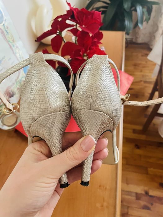 Monnari sandałki srebrne