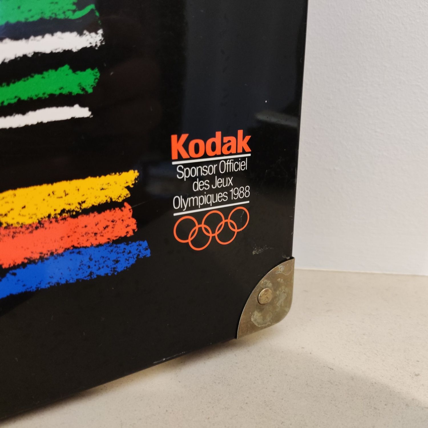 Mala metálica Kodak Jogos Olímpicos de Seul - vintage