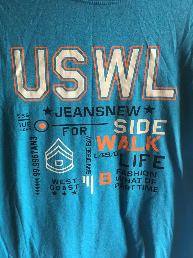 T-shirt azul USWL