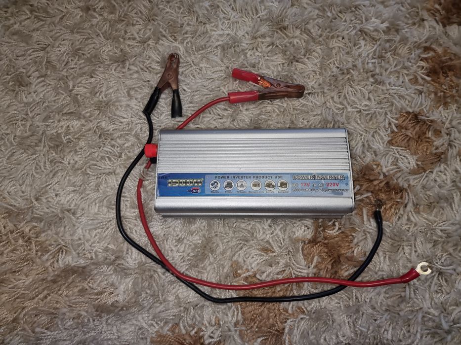 Інвертор перетворювач 12-220  1500w
