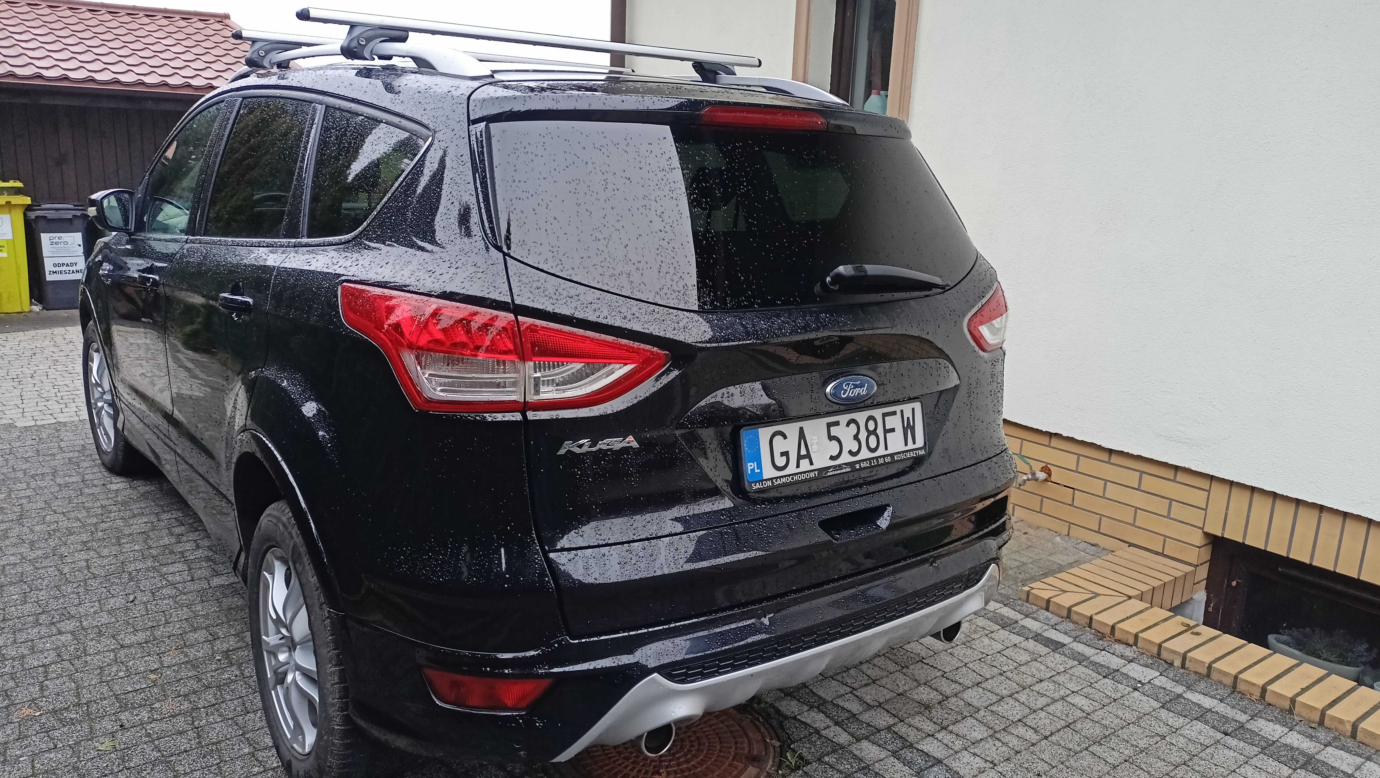 Ford Kuga 2016r, TITANIUM, automatyczna skrzynia biegów, napęd x4