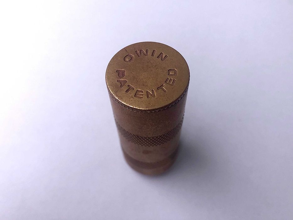 Zapalniczka Owin Patented mosiężna wojskowa druga WŚ II wojna światowa