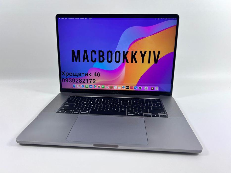 MacBook Pro 16 2019 i9 32GB RAM 1TB SSD Space Gray МАГАЗИН ГАРАНТІЯ