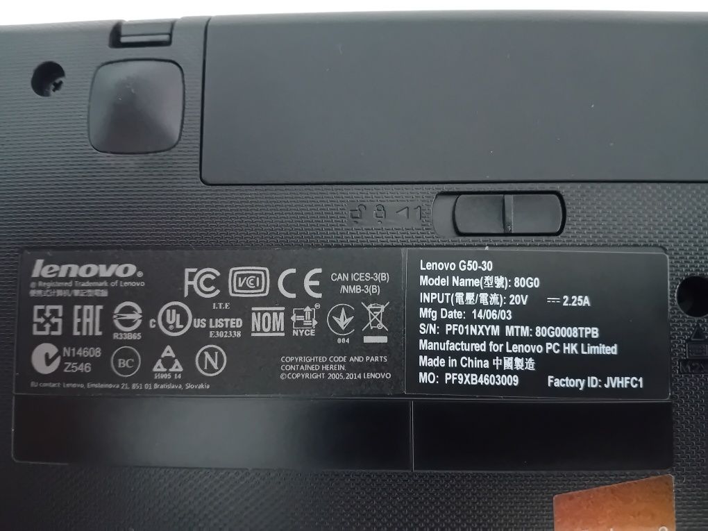 Laptop Lenovo G50-30