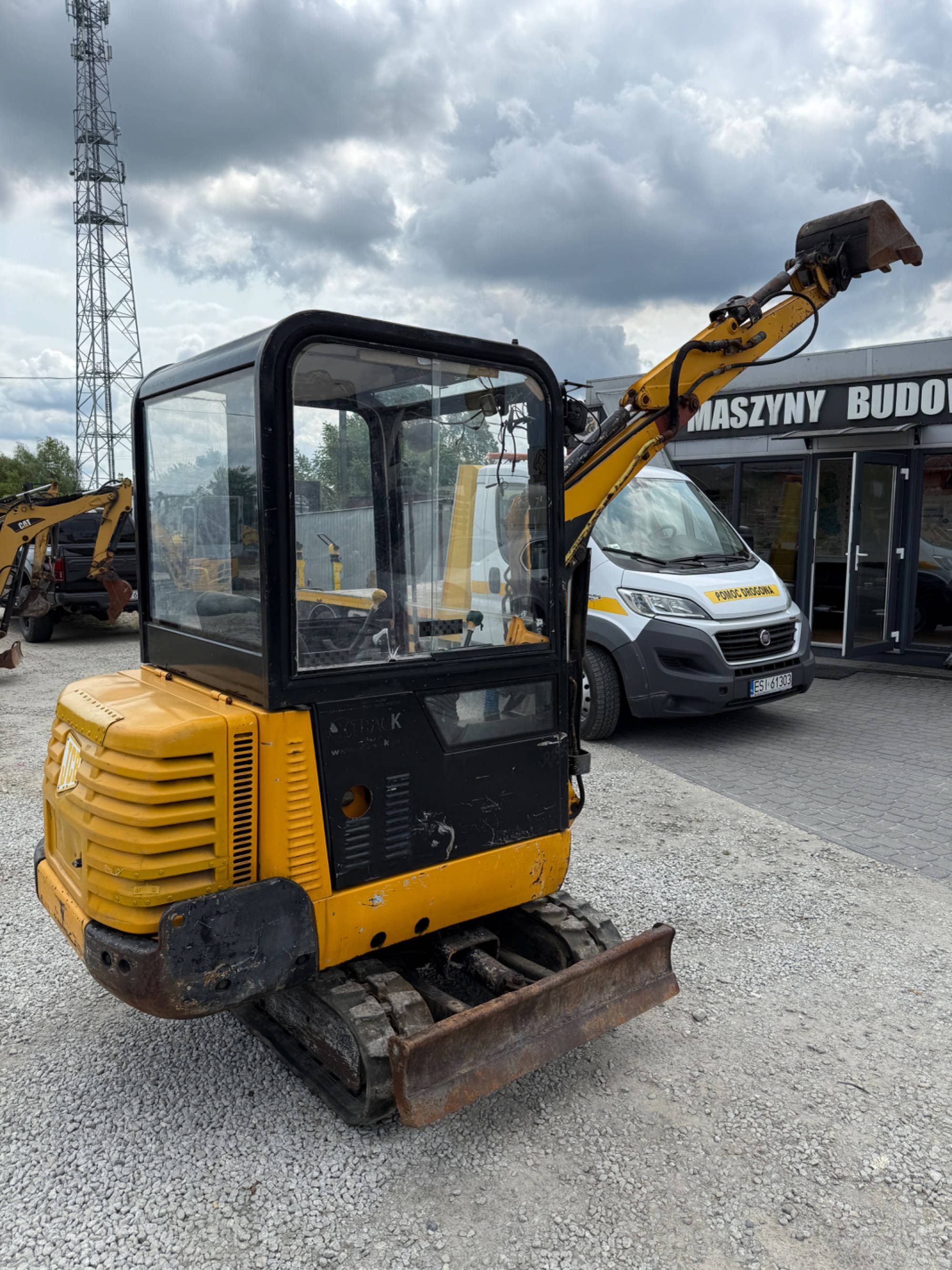 Mini koparka JCB 8015  z 1997r. STARA DOBRA KONSTRUKCJA 1,5t BRUTTO