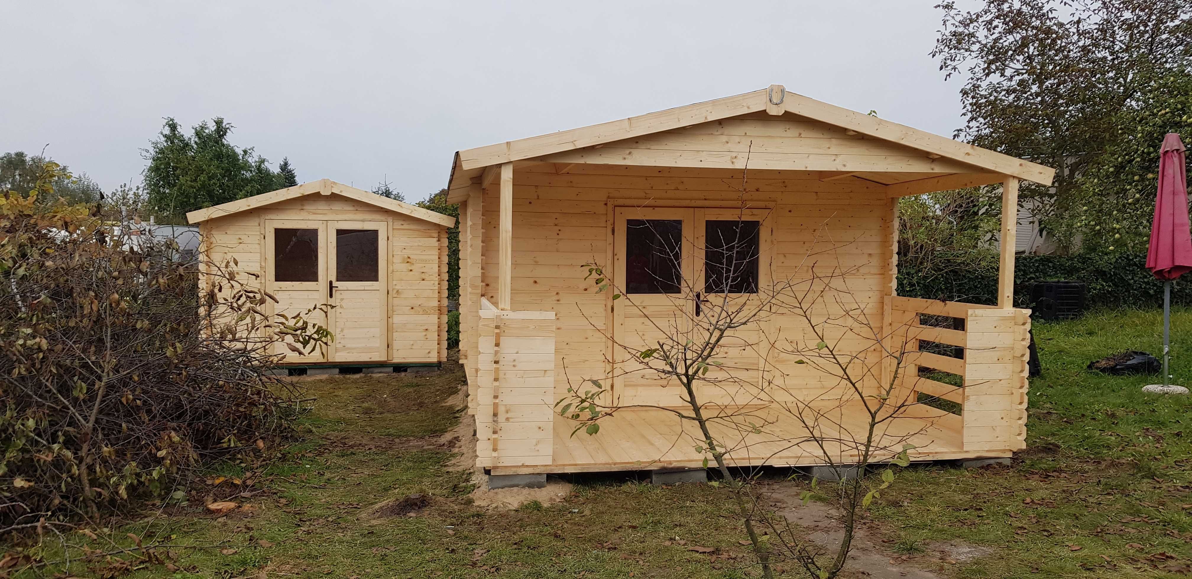 od RĘKI domek letniskowy na ROD*drewniany z TARASEM 6x4*24 m2*BALIK 34