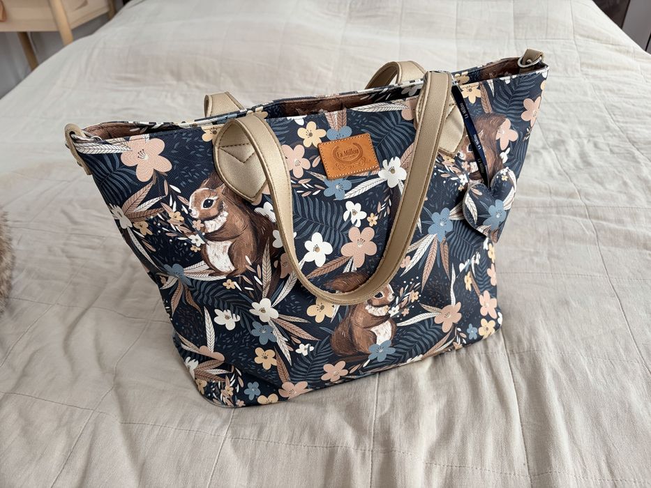 La Millou Pretty Barbara: śpiworek combo, torba Feeria M, motylek